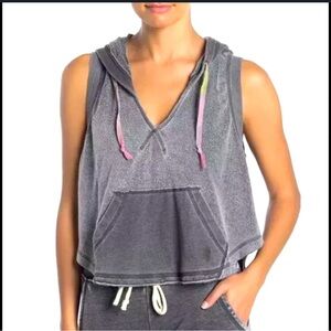 Free People Meadownbrook Sleeveless Hoodie
